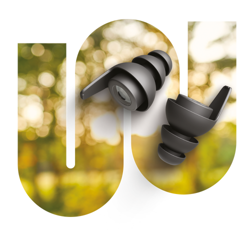 intro hunt welle ohrstöpsel von earwear – gehörschutz mit impulsfiltern für jagd, schießsport und outdoor. reduziert plötzliche laute geräusche und schützt das gehör zuverlässig.