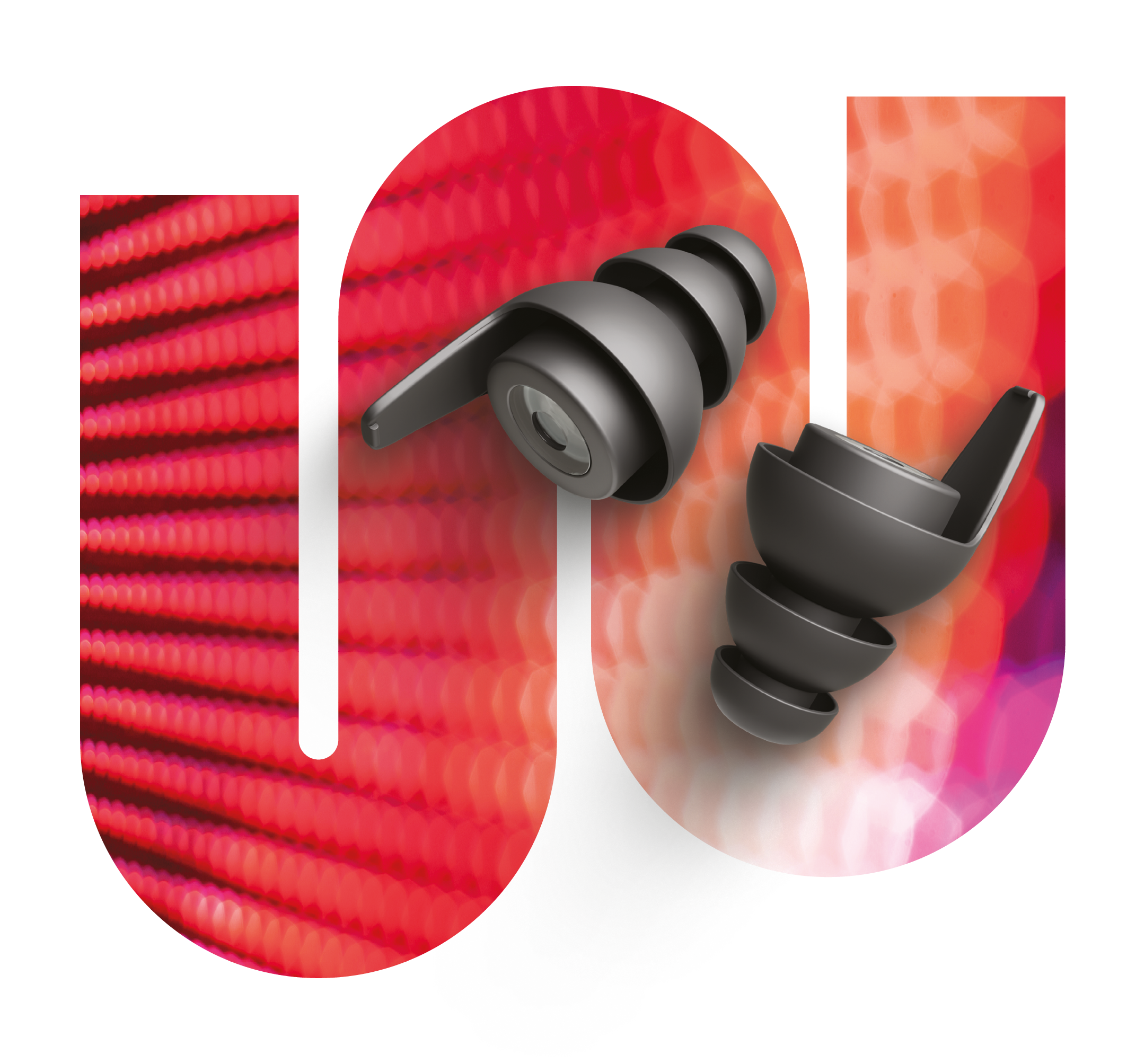 intro music welle ohrstöpsel von earwear – ohrstöpsel mit linearen filtern für natürlichen, klaren musikklang. ideal für konzerte, festivals und musikliebhaber. gleichmäßige dämmung ohne klangverlust.