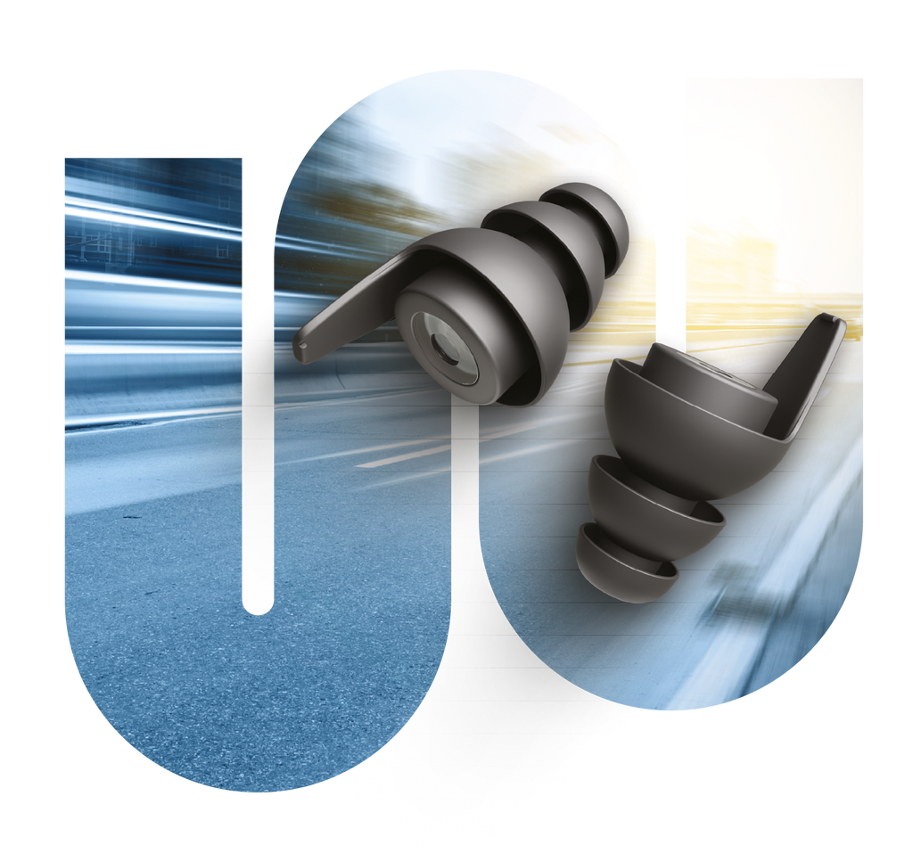 Intro road welle ohrstöpsel von earwear – komfortabler gehörschutz  motorradtouren. reduziert wind- und motorgeräusche für entspanntere Touren.